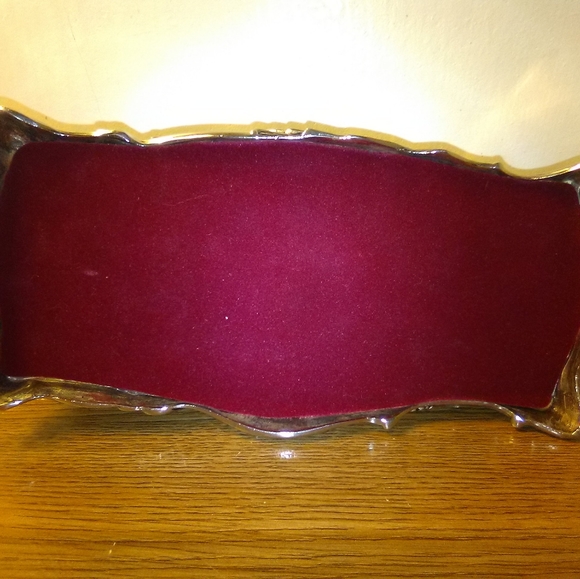 Silver jewelry casket box